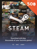 Steam Gift Card 50 THB - Steam Key - Thailand