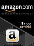 Amazon Gift Card 1500 INR - Amazon Key - INDIA
