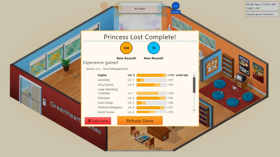 Game Dev Tycoon Steam Key EUROPE