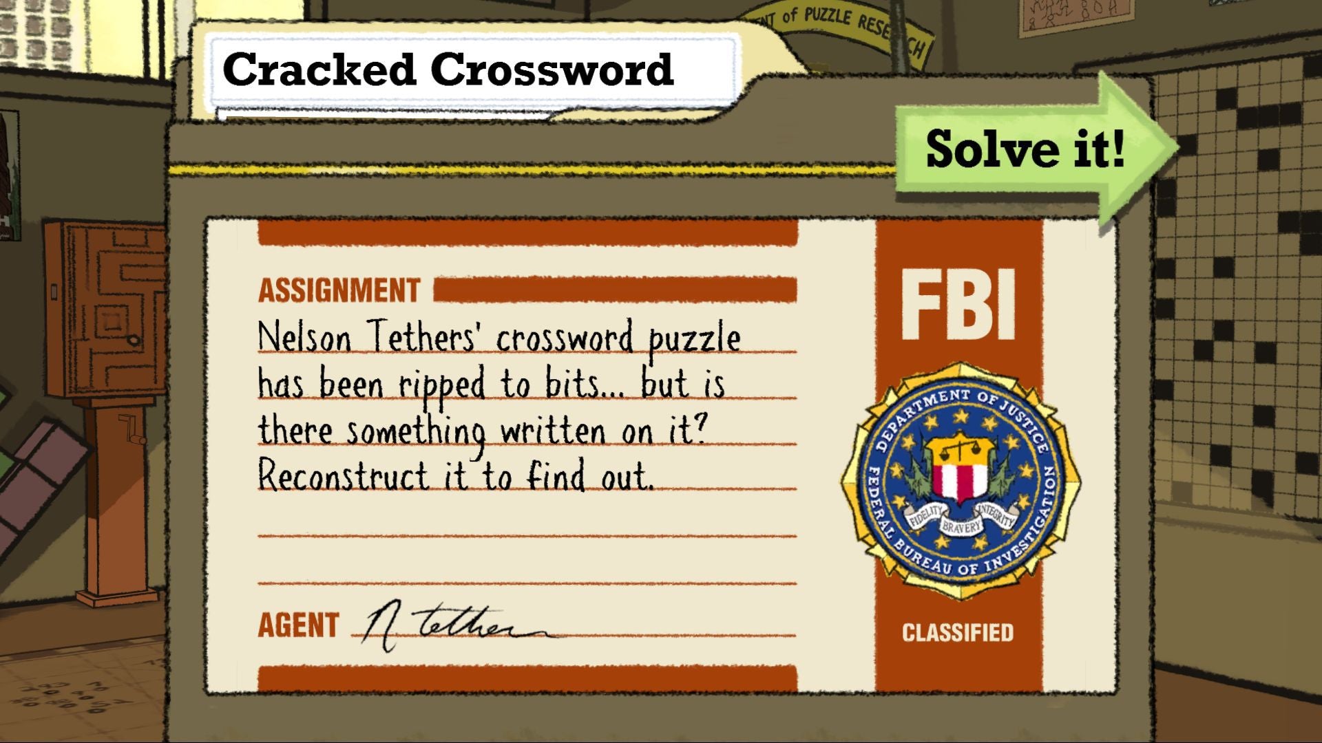 Puzzle Agent (PC) - Steam Key - EUROPE