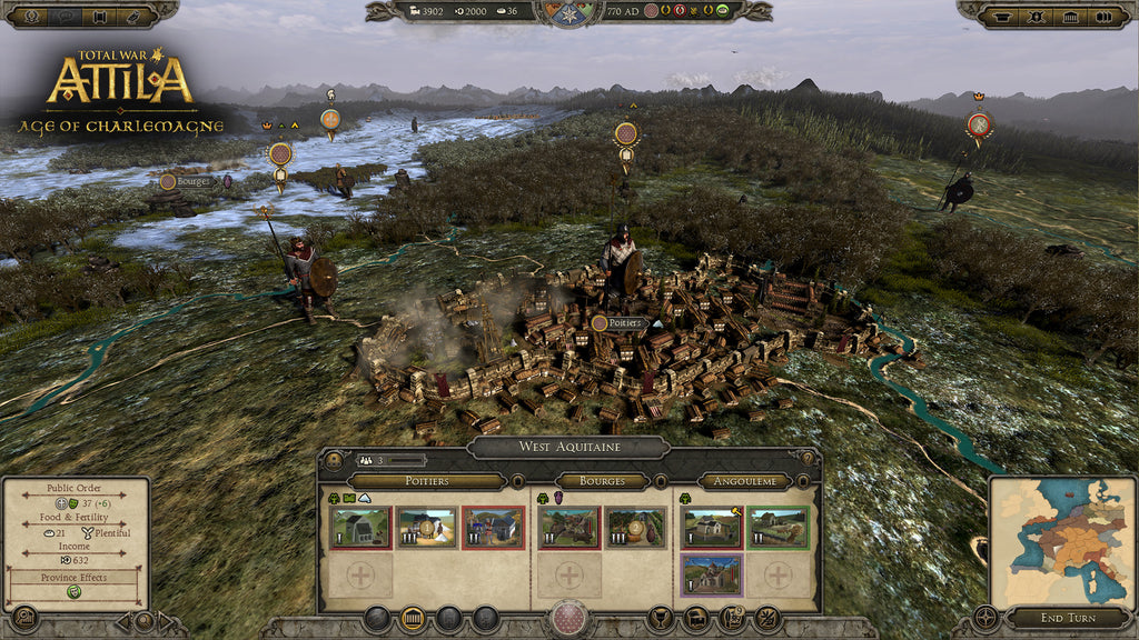 Total War: ATTILA - Age of Charlemagne Campaign Pack (PC) - Steam Key - ROW