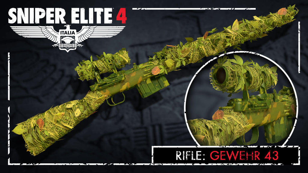 Sniper Elite 4 - Camouflage Rifles Skin Pack Steam Key GLOBAL