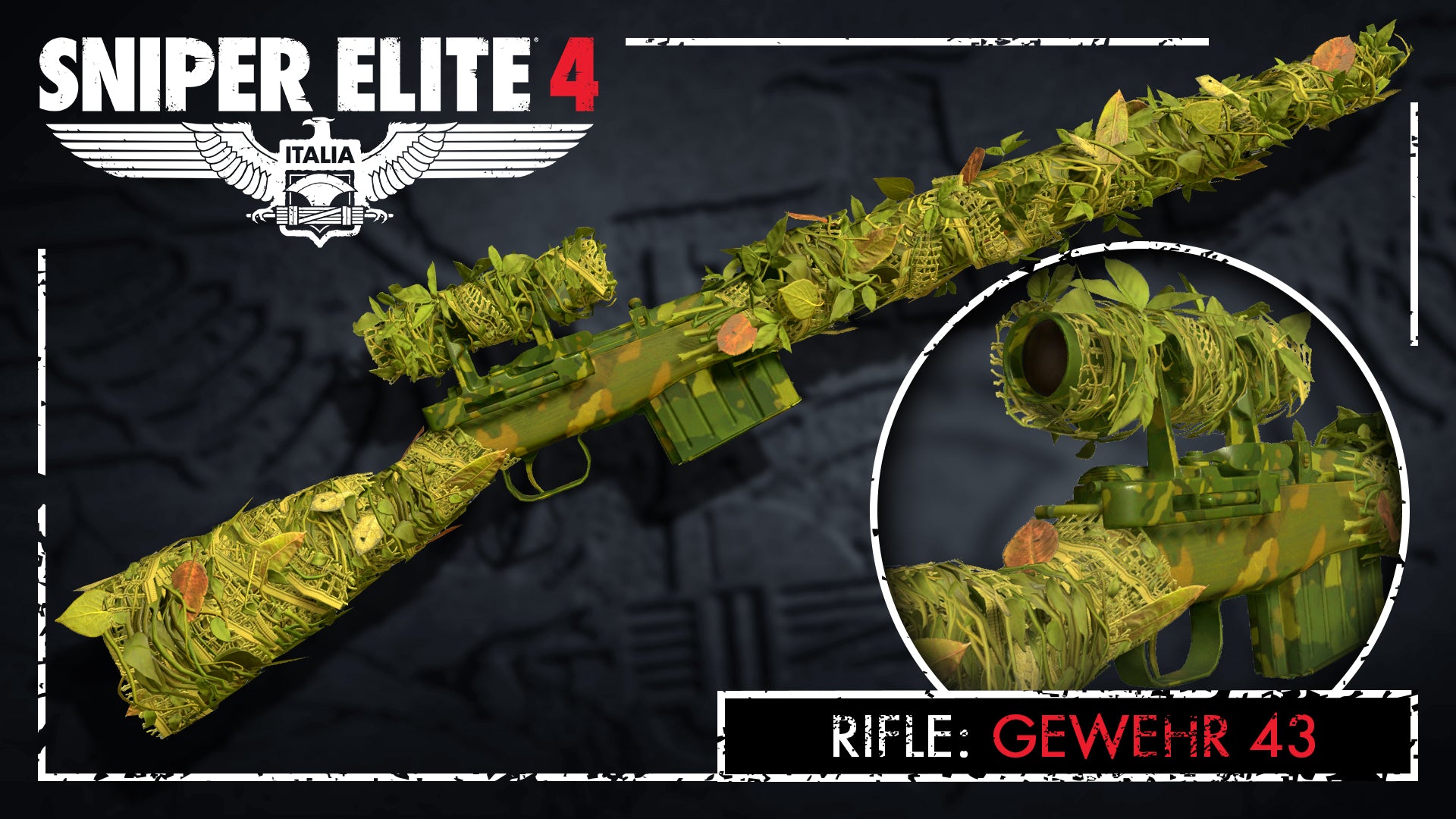 Sniper Elite 4 - Camouflage Rifles Skin Pack Steam Key GLOBAL
