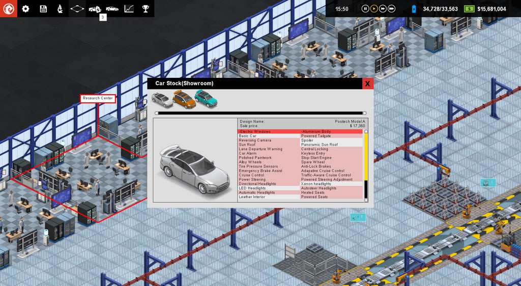 Production Line: Car factory simulation (PC) - Steam Key EU