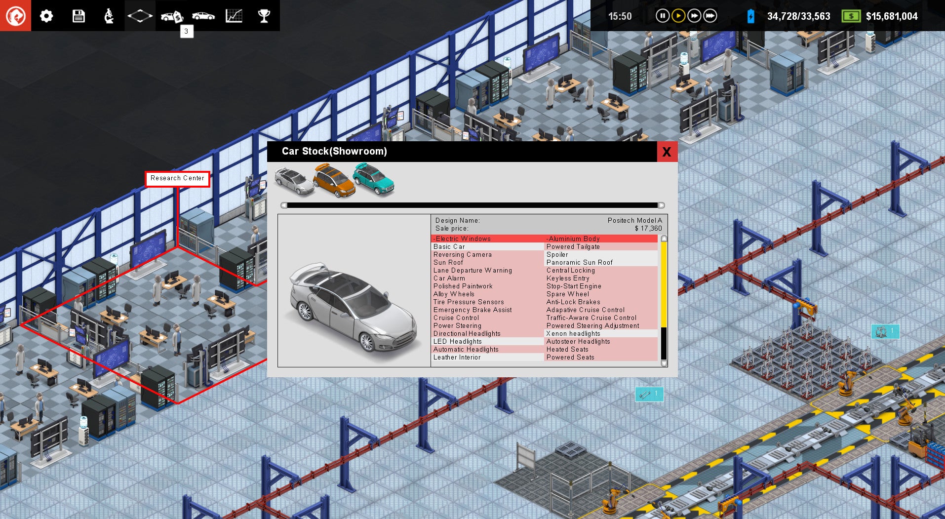 Production Line: Car factory simulation (PC) - Steam Key EU