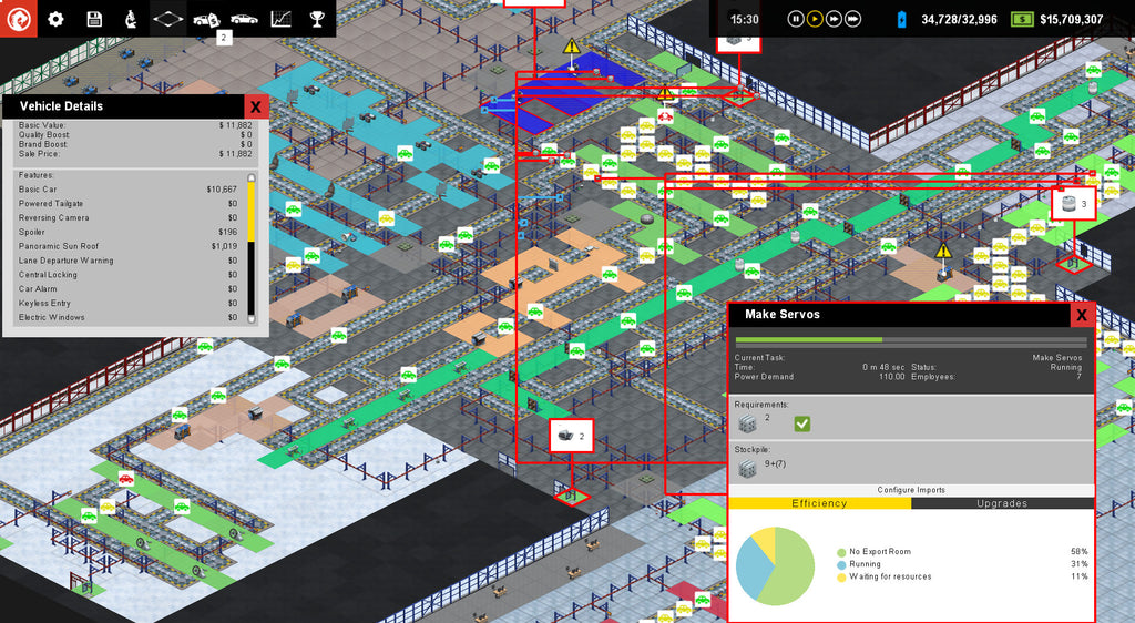 Production Line: Car factory simulation (PC) - Steam Key EU