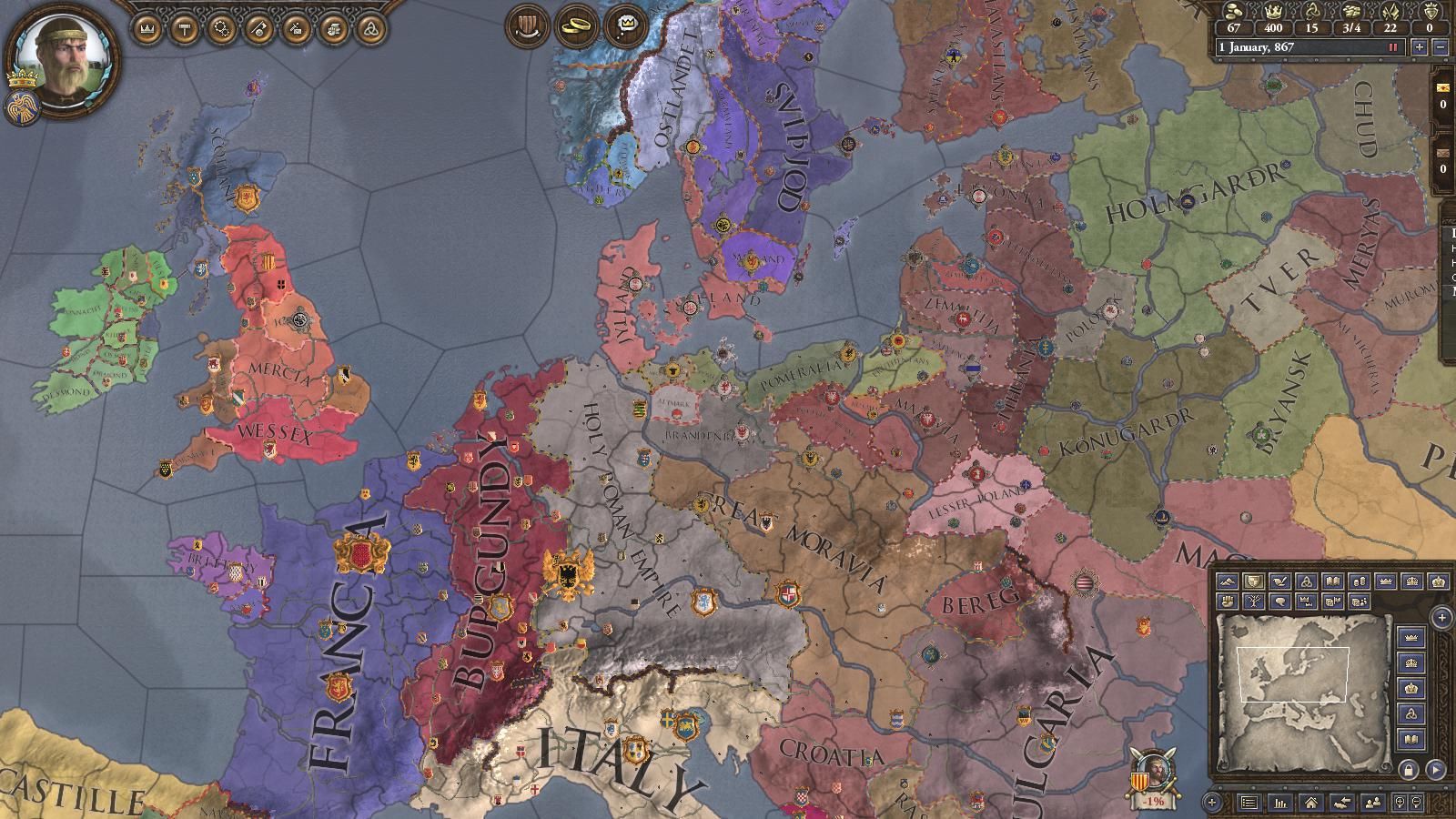 Crusader Kings II - Sunset Invasion (PC) - Steam Key - EUROPE