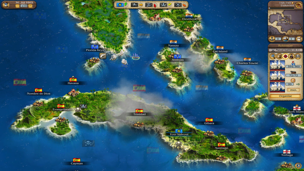 Port Royale 3: Dawn of Pirates Steam Key GLOBAL