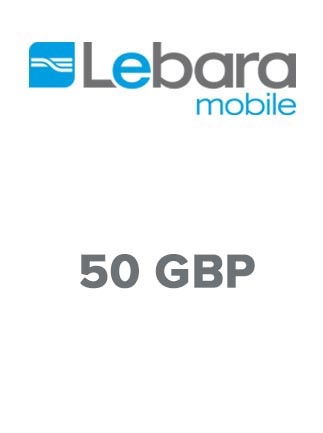Lebara Mobile 50 GBP - Lebara Key - UNITED KINGDOM
