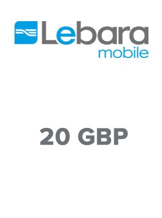 Lebara Mobile 20 GBP - Lebara Key - UNITED KINGDOM