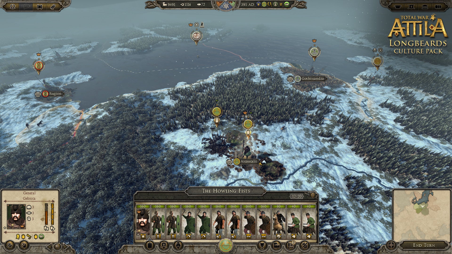 Total War: ATTILA - Longbeards Culture Pack (PC) - Steam Key - EUROPE