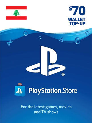 PlayStation Network Gift Card 70 USD - PSN Lebanon