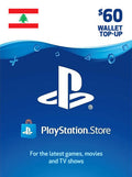 PlayStation Network Gift Card 60 USD - PSN Lebanon