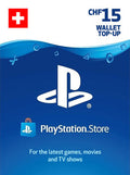 PlayStation Network Gift Card 15 CHF - PSN Switzerland
