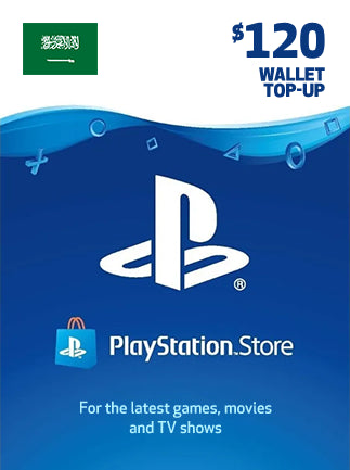 PlayStation Network Gift Card 120 USD - PSN Key - SAUDI ARABIA