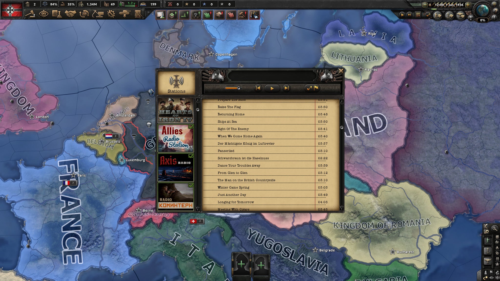 Hearts of Iron IV: Radio Pack (PC) - Steam Key - GLOBAL
