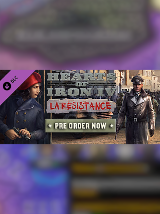 Hearts of Iron IV: La Résistance (PC) - Steam Key - EUROPE