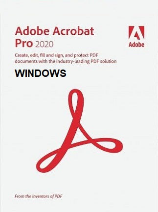 Adobe Acrobat Pro 2020 (PC) 2 Devices - Adobe Key - GLOBAL