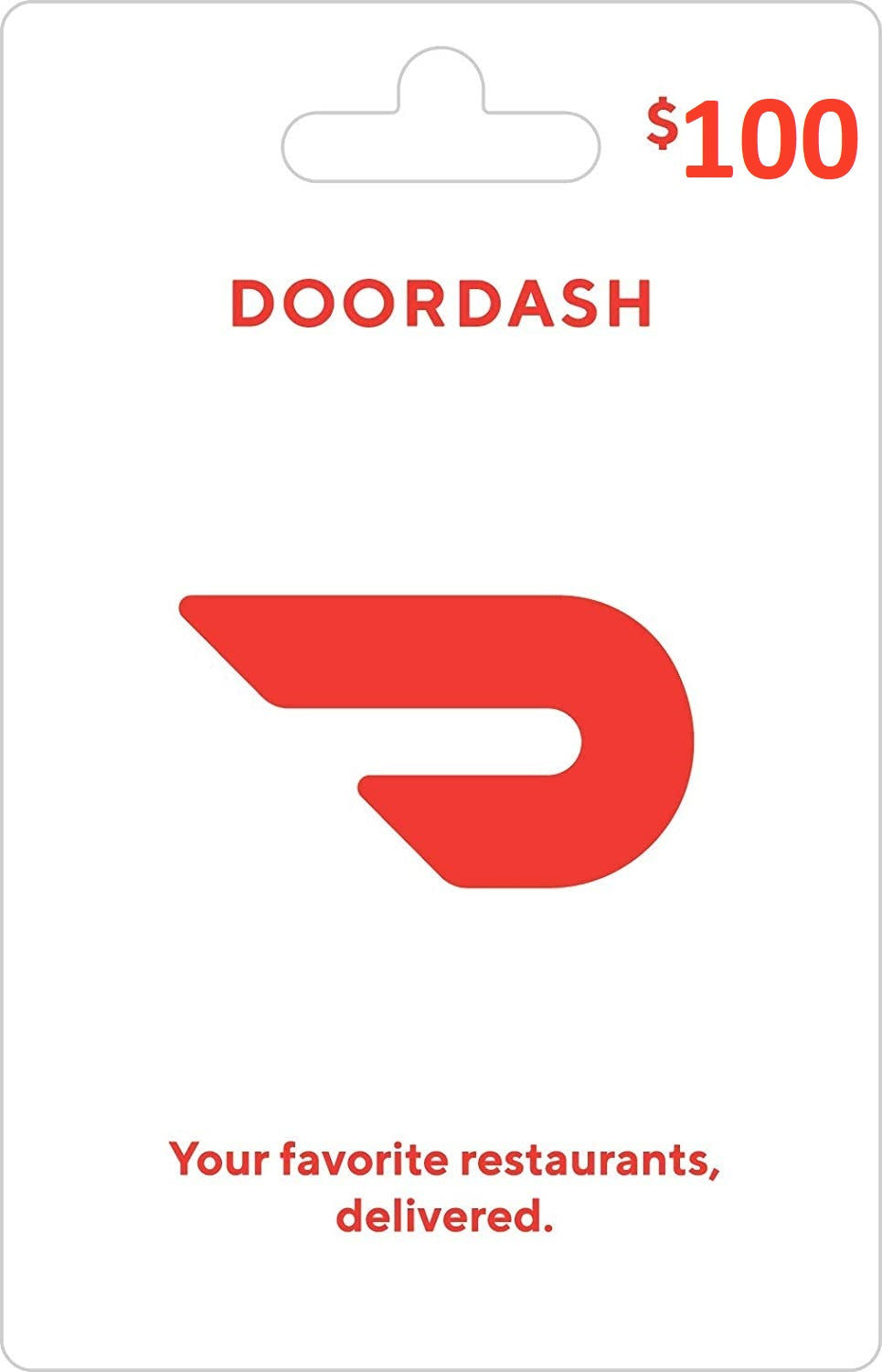 Door Dash Gift Card 100 USD - Door Dash Key - UNITED STATES