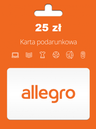 Allegro Karta Podarunkowa 25 PLN - Key - POLAND