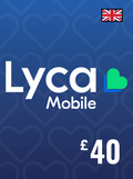 Lycamobile 40 GBP - Lycamobile Key - UNITED KINGDOM