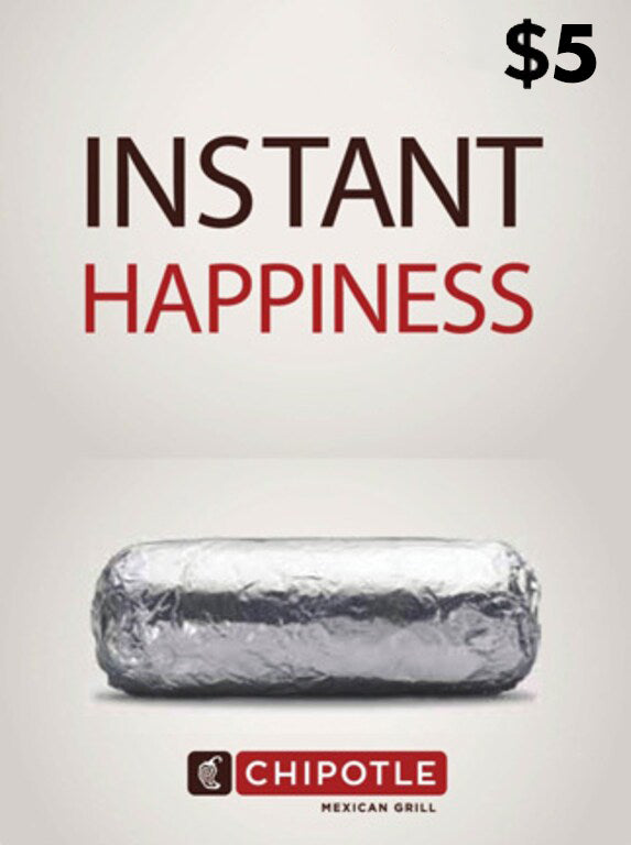 Chipotle Gift Card 5 USD - Key - UNITED STATES