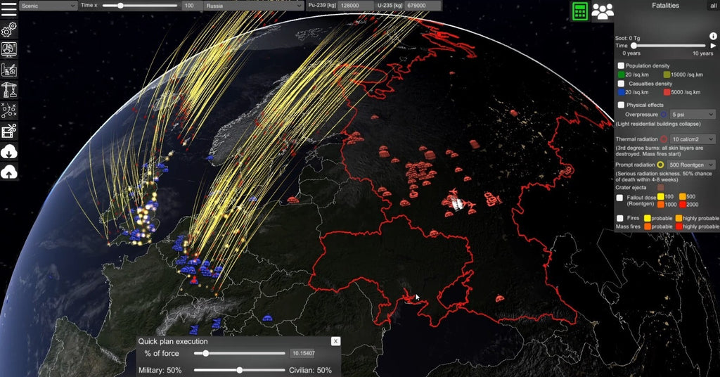 Nuclear War Simulator (PC) - Steam Key - GLOBAL