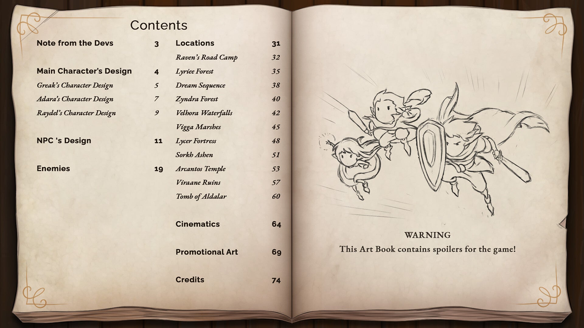 Greak: Memories of Azur - Digital Artbook (PC) - Steam Key - GLOBAL