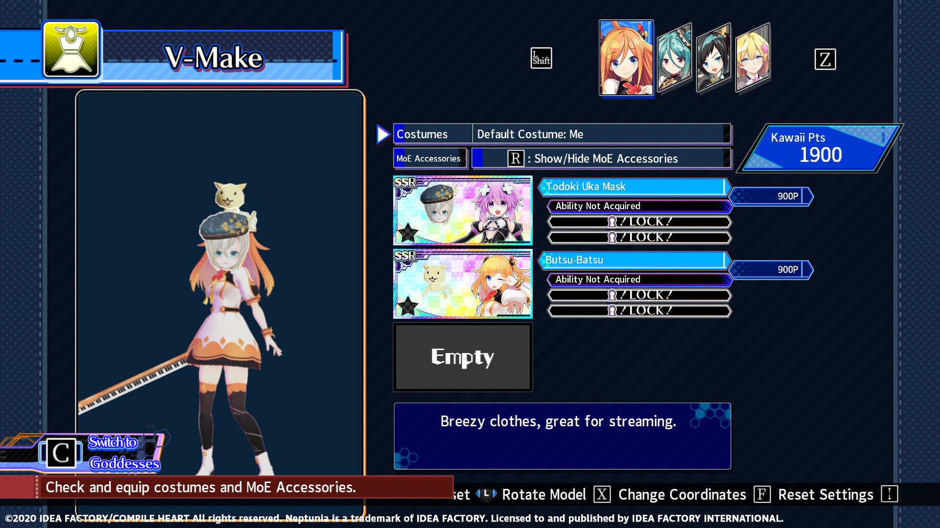 Neptunia Virtual Stars - Todoki Uka Pack (PC) - Steam Key - GLOBAL