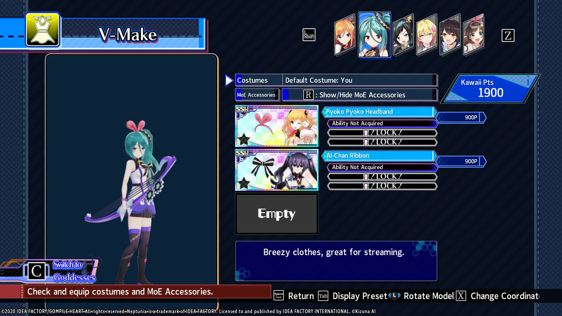 Neptunia Virtual Stars - Kizuna AI - Vtuber Accessories (PC) - Steam Key - GLOBAL