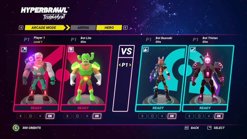 HyperBrawl Tournament - Homestars Founder Pack (PC) - Steam Key - GLOBAL