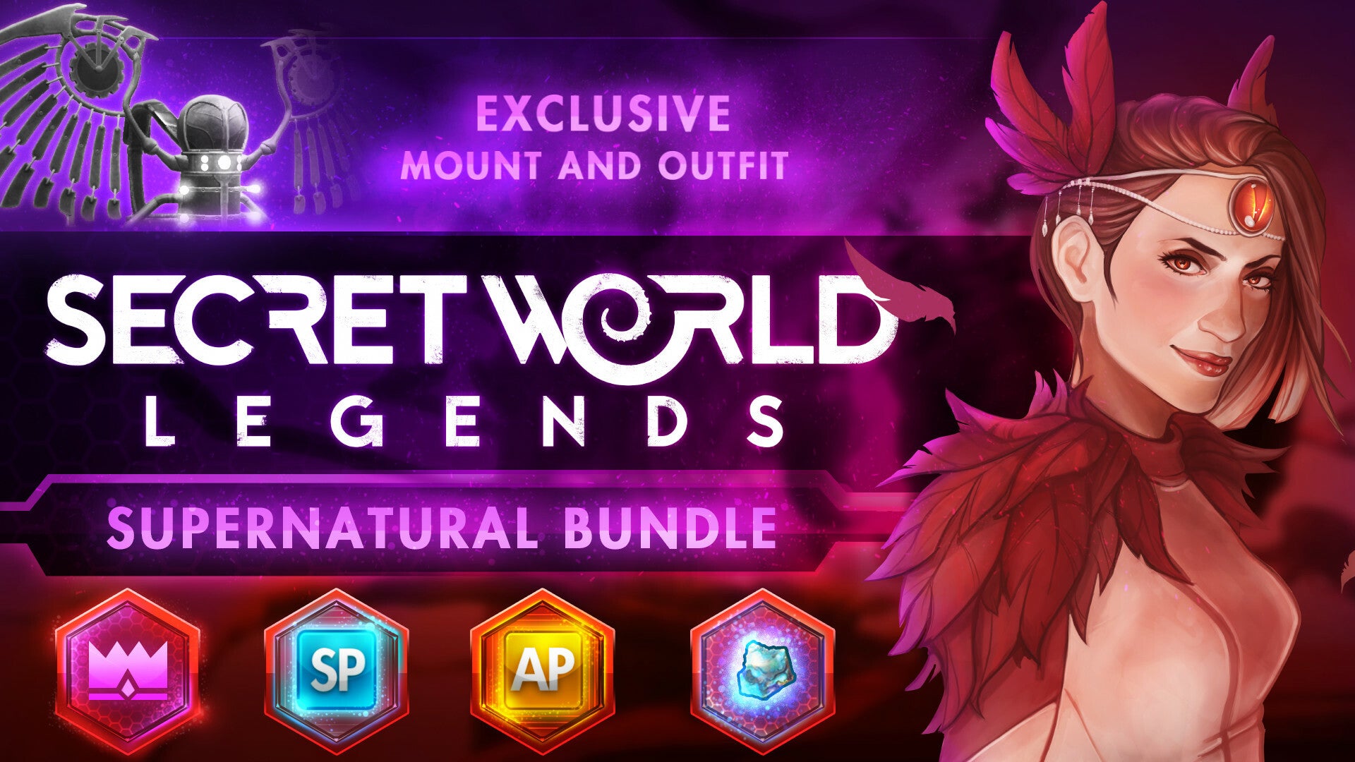 Secret World Legends: Supernatural Bundle (PC) - Steam Key  - ROW
