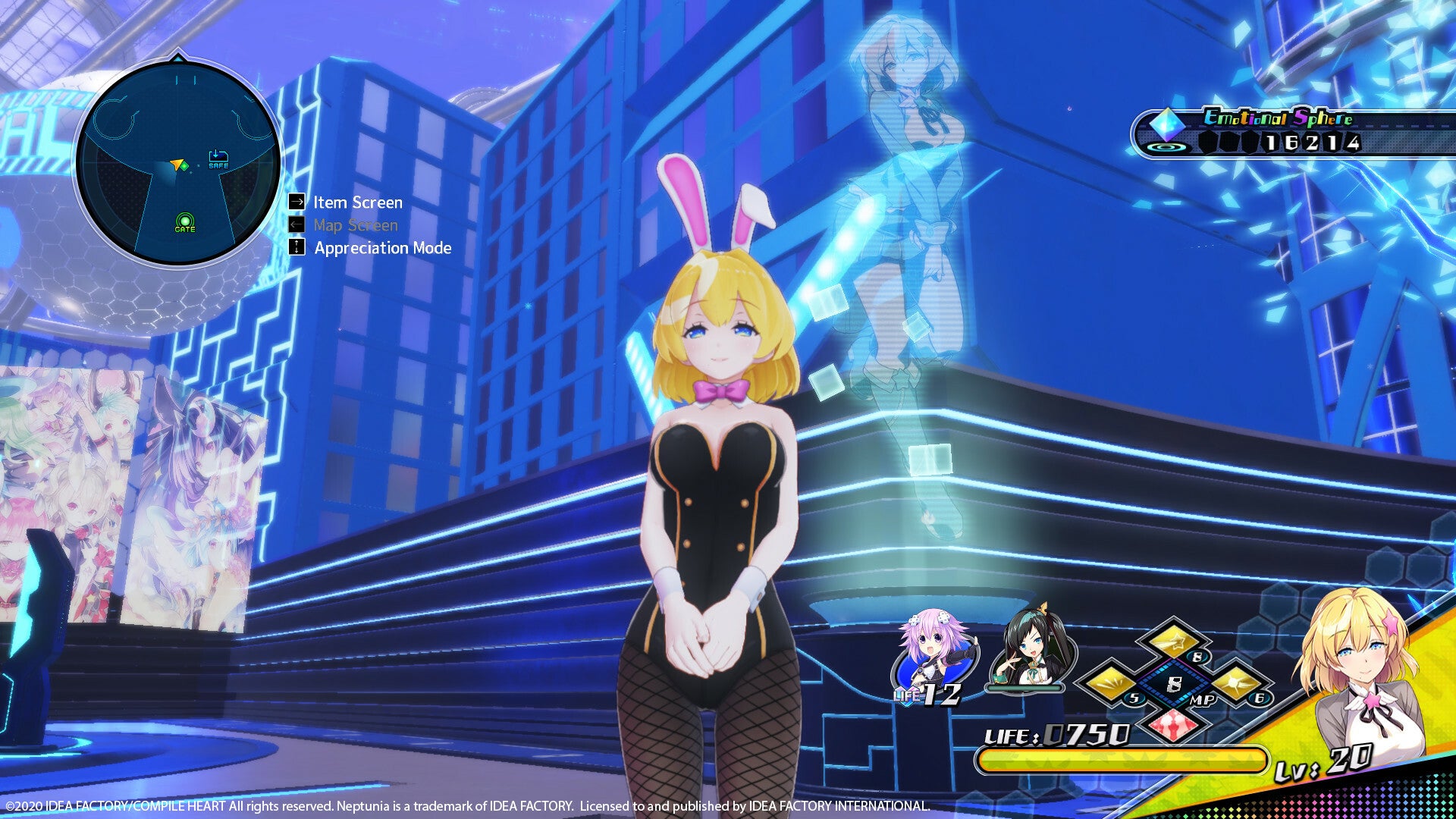 Neptunia Virtual Stars - Bunny Outfit: V-Idol Set (PC) - Steam Key - GLOBAL