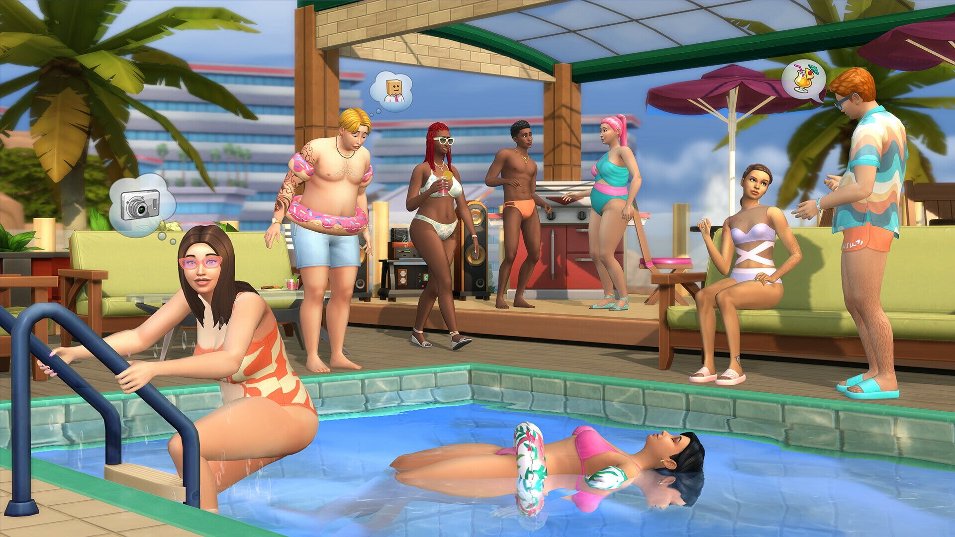 The Sims 4: Poolside Splash Kit (PC) - EA App Key - GLOBAL