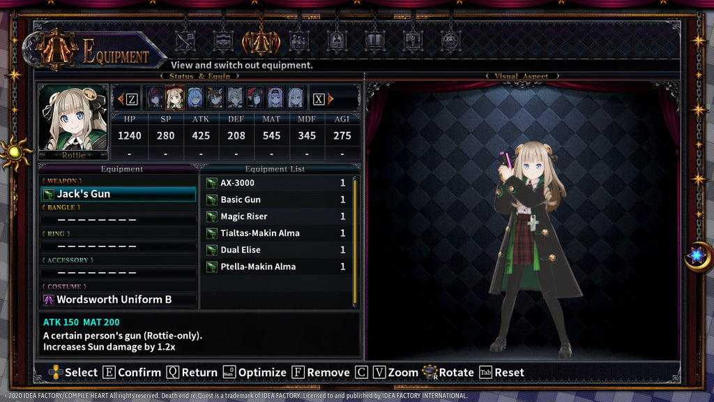 Death end re;Quest 2 - Blood Skelter Set (PC) - Steam Key - EUROPE