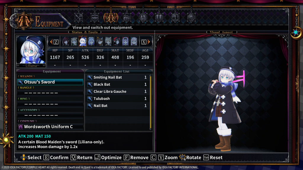 Death end re;Quest 2 - Blood Skelter Set (PC) - Steam Key - EUROPE