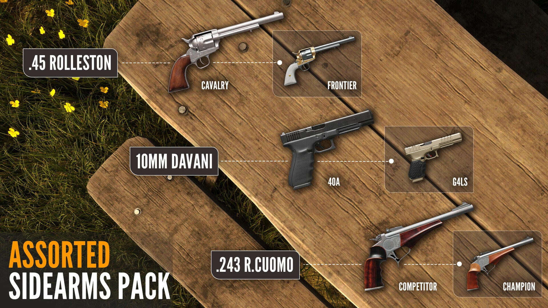 TheHunter: Call of the Wild - Assorted Sidearms Pack (PC) - Steam Key  - EU