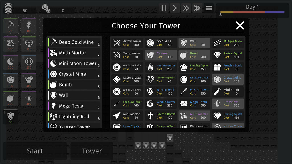 Minimalist Tower Defense (PC) - Steam Key - GLOBAL