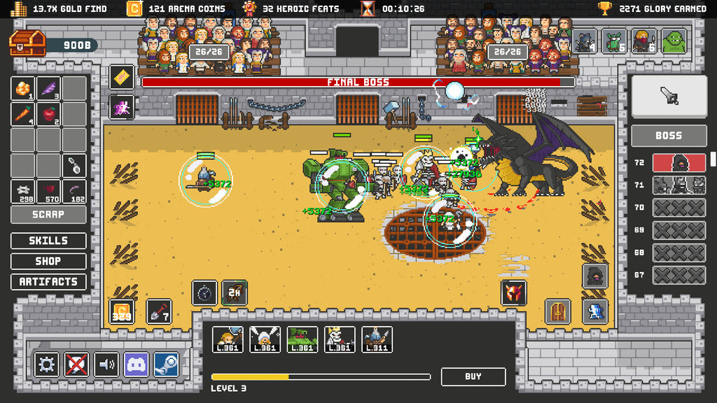 Clicker Arena (PC) - Steam Key - GLOBAL