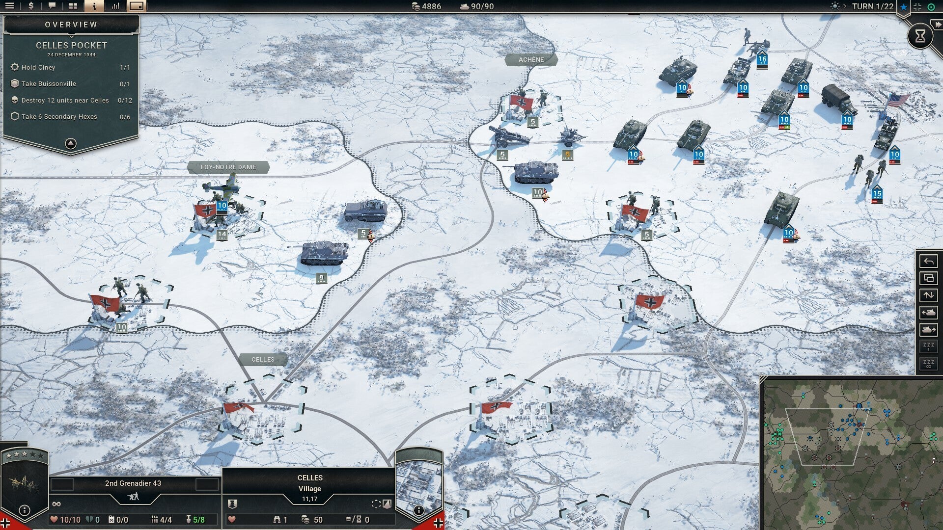 Panzer Corps 2: Frontlines - Bulge (PC) - Steam Key - GLOBAL
