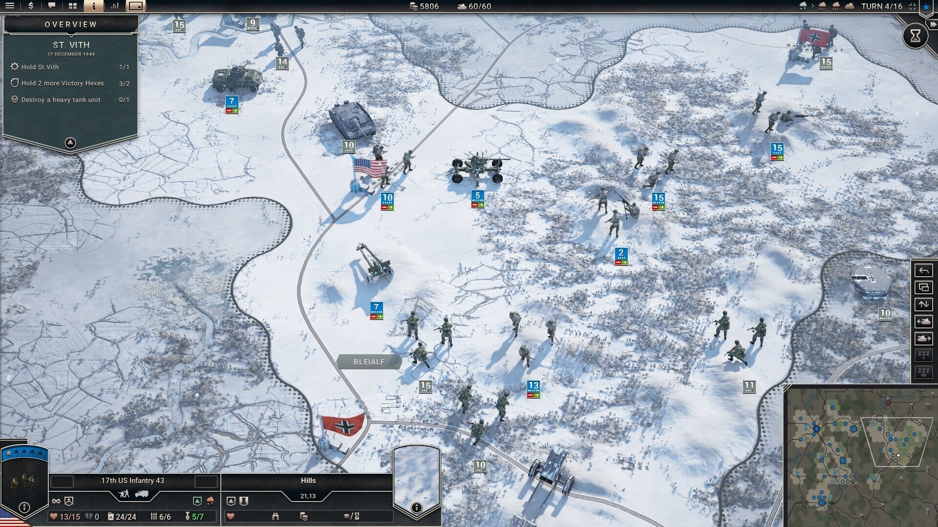 Panzer Corps 2: Frontlines - Bulge (PC) - Steam Key - GLOBAL
