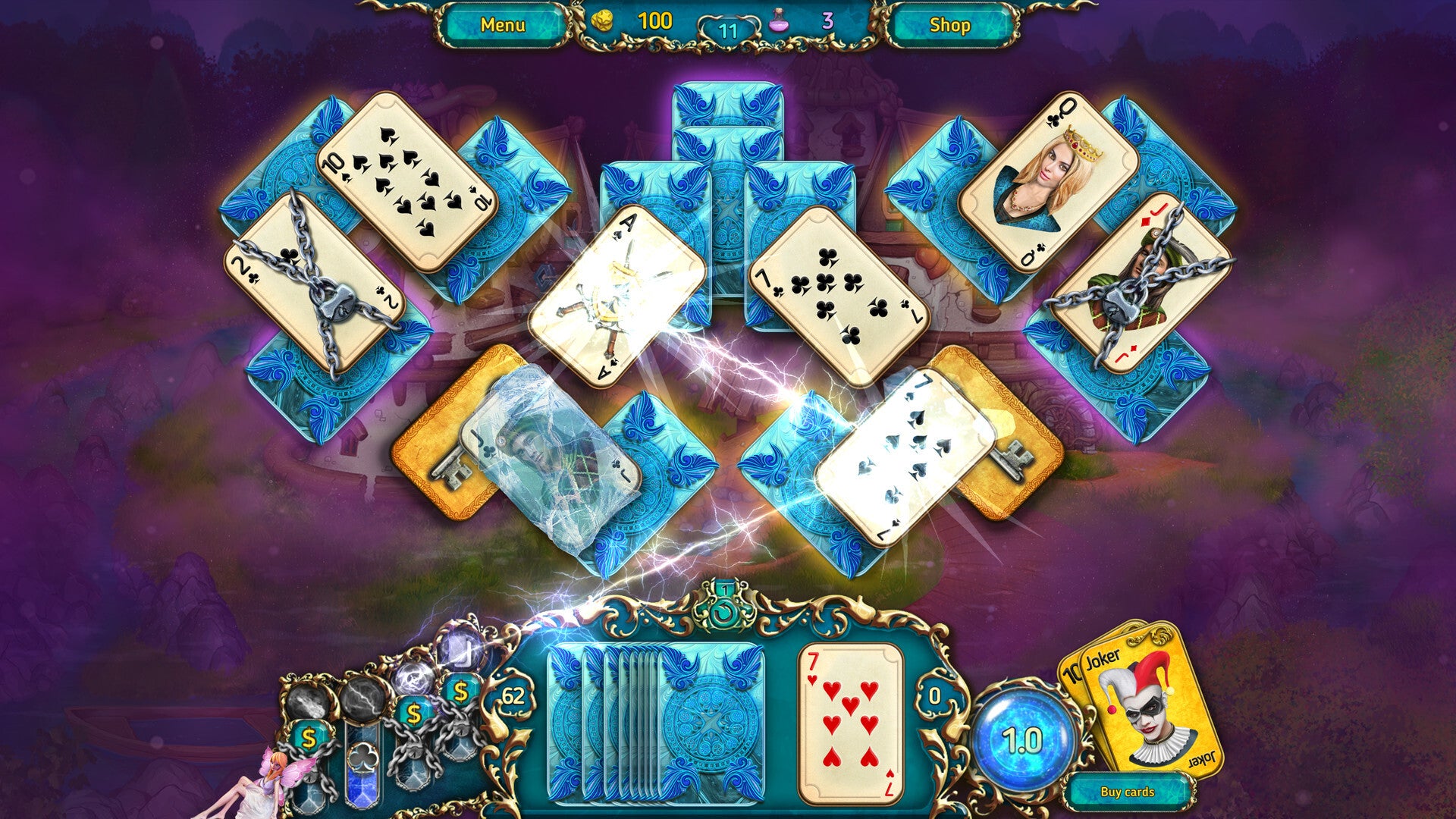 Dreamland Solitaire: Dark Prophecy (PC) - Steam Key - GLOBAL
