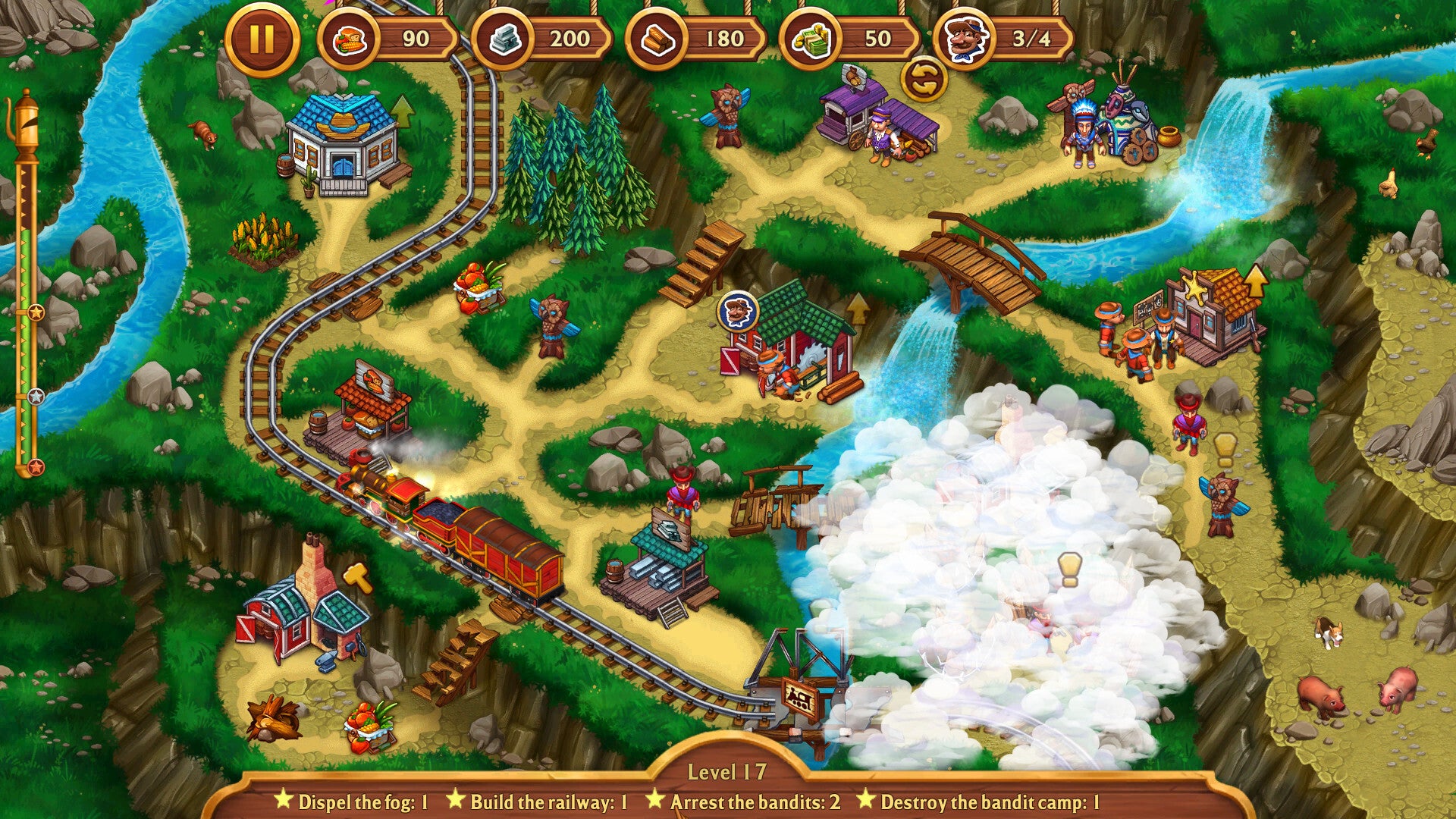 Golden Rails: Tales of the Wild West (PC) - Steam Key - GLOBAL