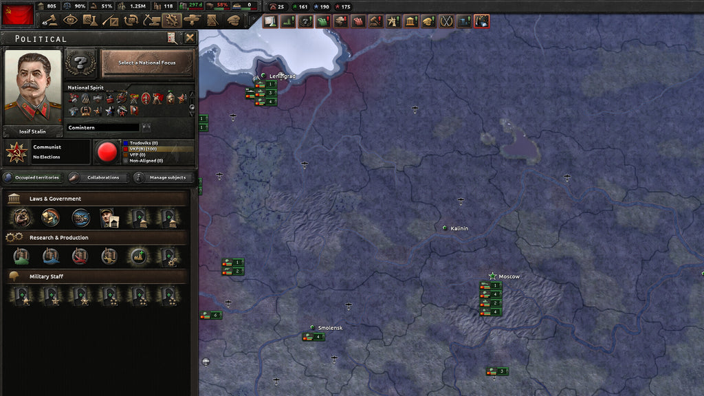 Hearts of Iron IV: Content Creator Pack - Soviet Union 2D Art (PC) - Steam Key - GLOBAL