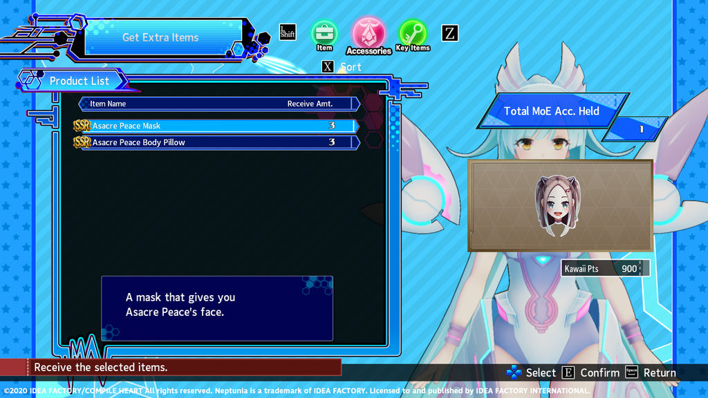 Neptunia Virtual Stars - Asacre Peace Pack (PC) - Steam Key - GLOBAL