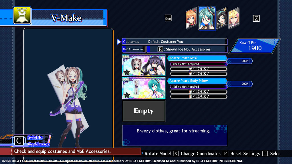Neptunia Virtual Stars - Asacre Peace Pack (PC) - Steam Key - GLOBAL