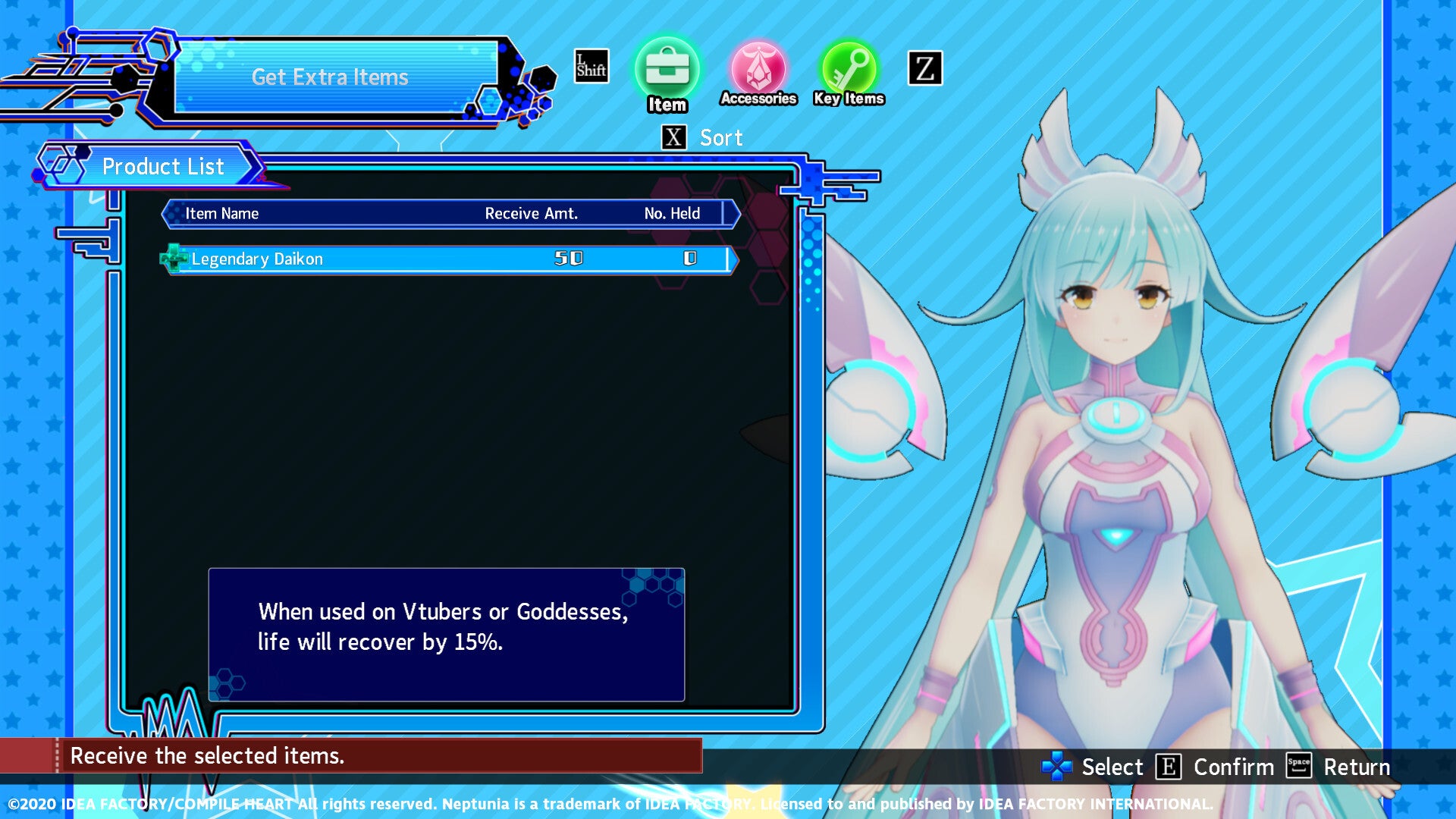 Neptunia Virtual Stars - Hibiki Ao Pack (PC) - Steam Key - GLOBAL