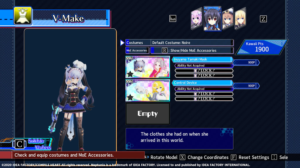 Neptunia Virtual Stars - Inuyama Tamaki Pack (PC) - Steam Key - GLOBAL