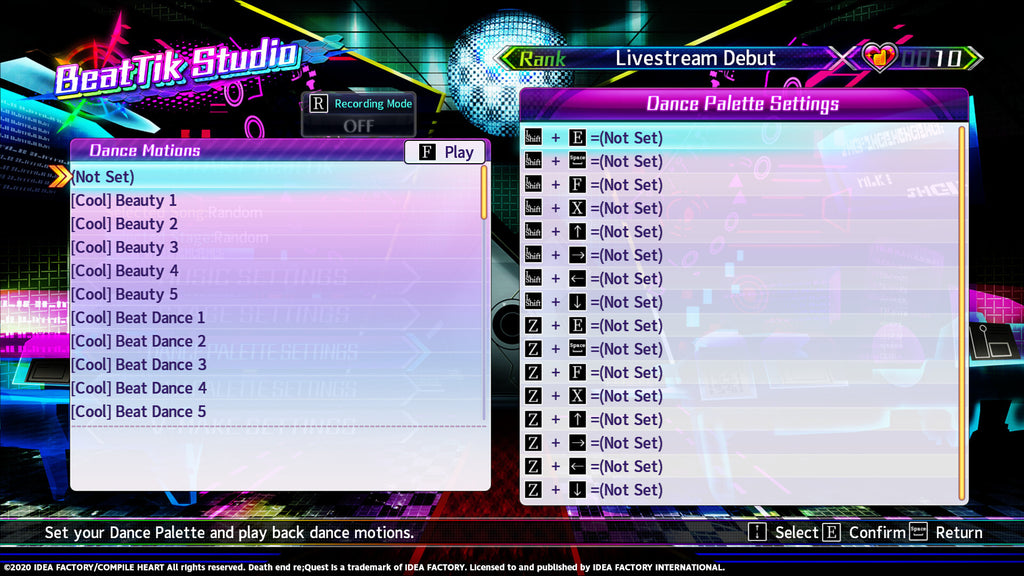Neptunia Virtual Stars - Unlock All BeatTik Dances (PC) - Steam Key - GLOBAL