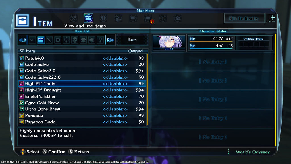 Death end re;Quest Healing Item Set (PC) - Steam Key  - EU